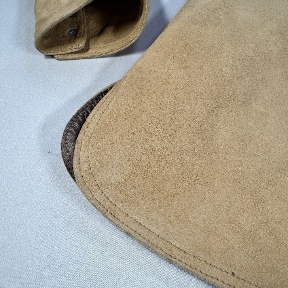 1970s Vintage New England Sportswear Co Suede Jacket Women’s 10 USA Tan - Picture 13 of 14